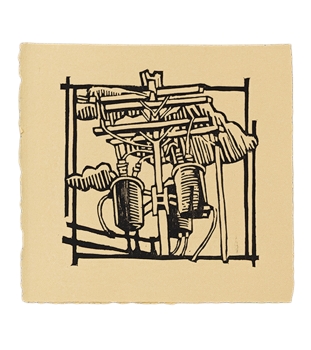 power-lines-linocut-print-pamela-winegard-artist-2-gallery